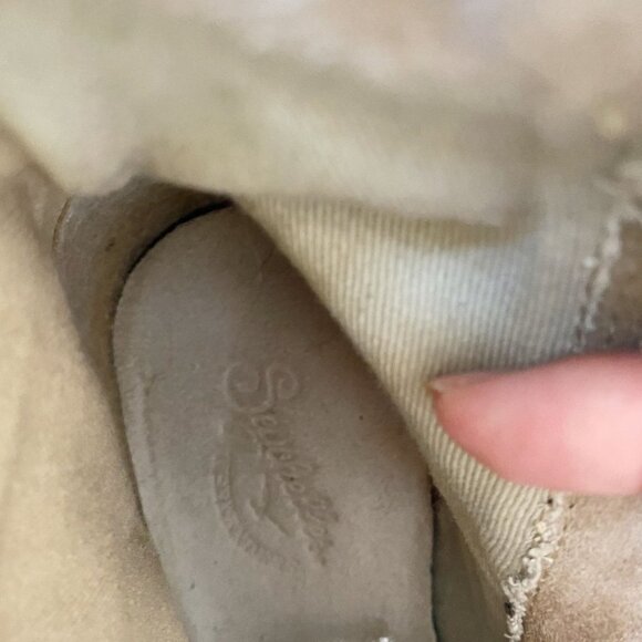 Seychelles‎ Good Advice Leather Suede Fringe Boots Ankle 7.5 Beige - Picture 9 of 9